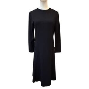 Kocca Black Ponte Knit Midi Dress Size Medium
